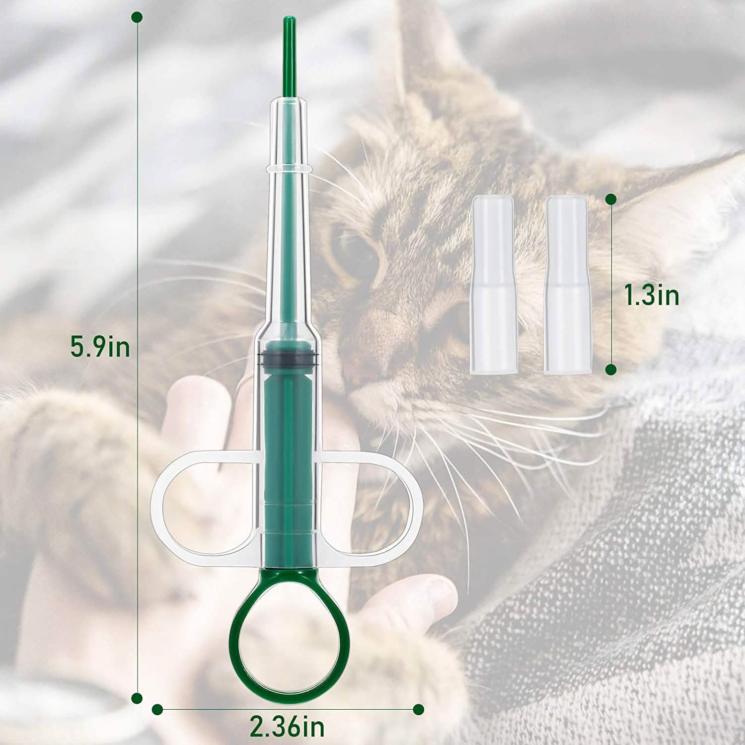 2-Piece: Pet Tablet Syringe Pusher DailySale