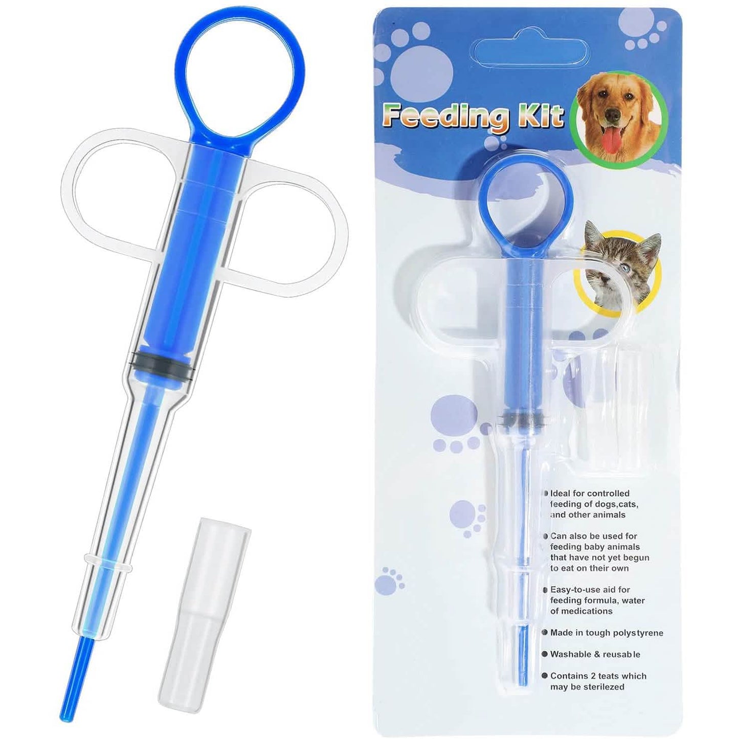 2-Piece: Pet Tablet Syringe Pusher DailySale