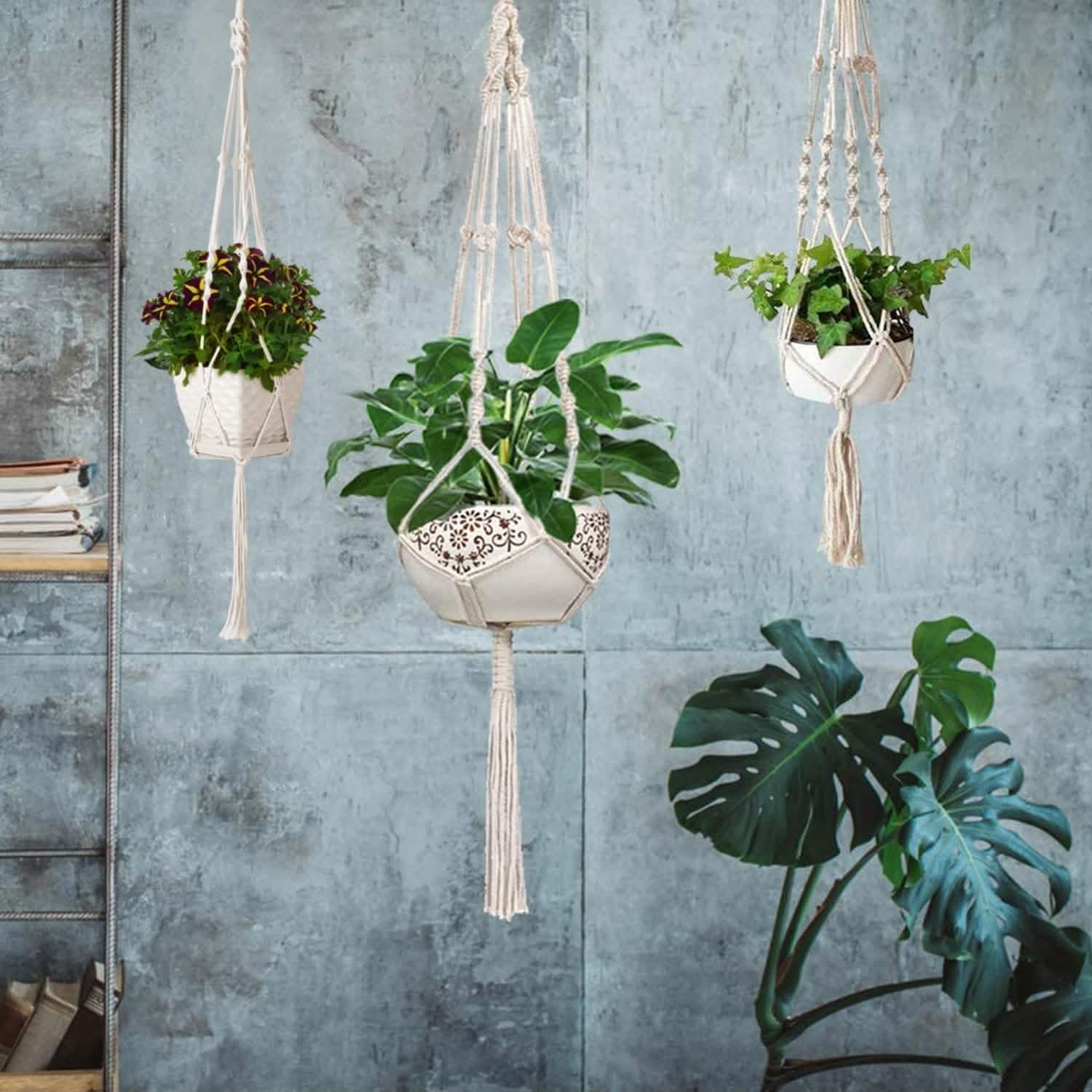 2-Piece: Plant Hanger Flowerpot Net Bag DailySale