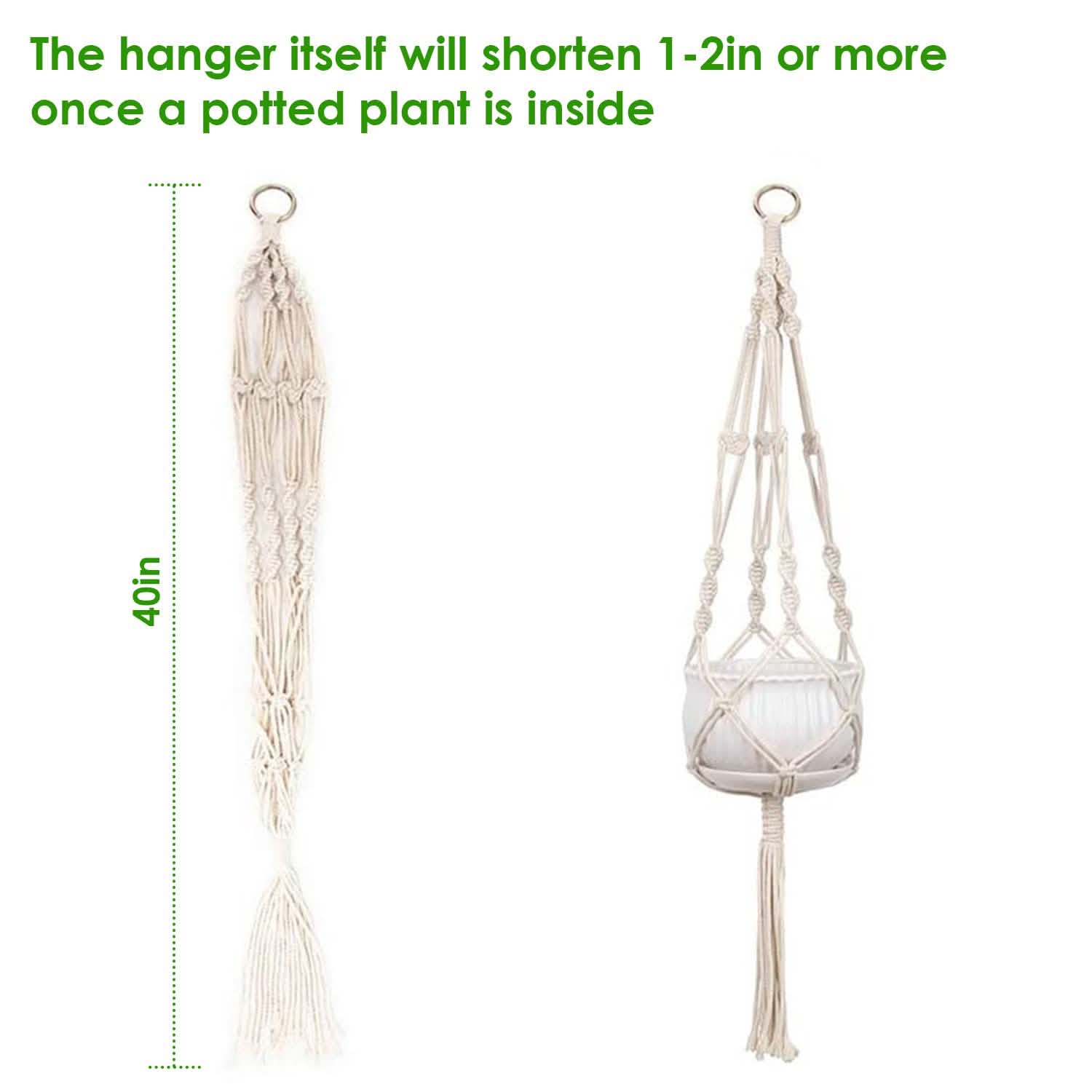 2-Piece: Plant Hanger Flowerpot Net Bag DailySale