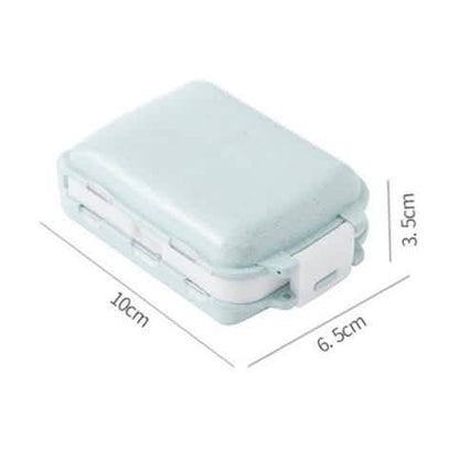 2-Piece: Portable Plastic Pill Box DailySale