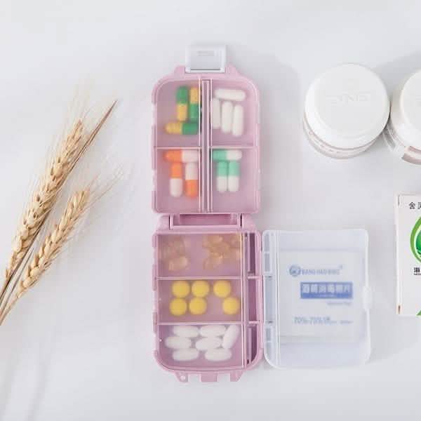 2-Piece: Portable Plastic Pill Box DailySale