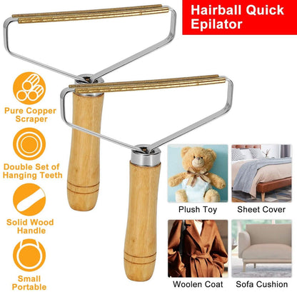 2-Piece: Portable Reusable Double Sided Lint Remover Travel DailySale