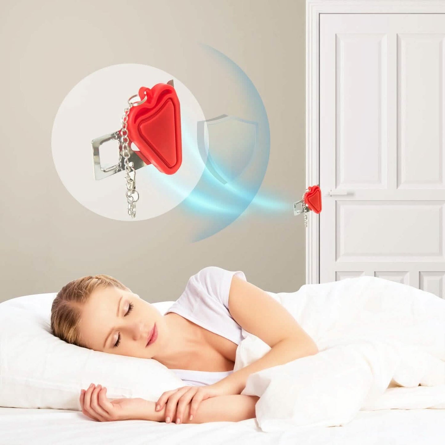 2-Piece: Portable Travel Door Lock Home Hotel Apartment Security Lock DailySale