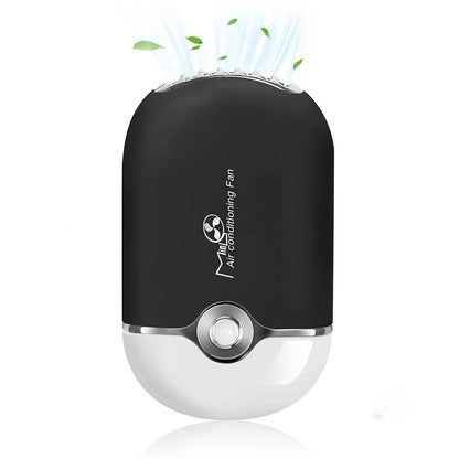 2-Piece: Rechargeable Handheld Mini Eyelash Fan DailySale