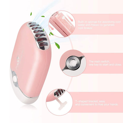 2-Piece: Rechargeable Handheld Mini Eyelash Fan DailySale