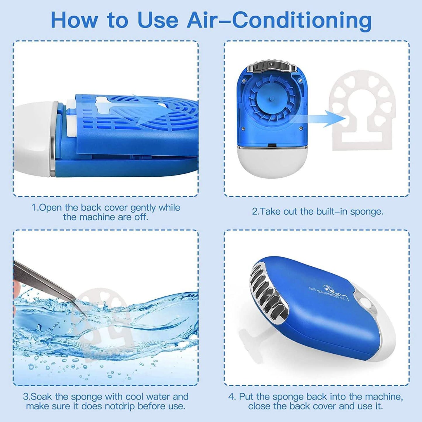 2-Piece: Rechargeable Handheld Mini Eyelash Fan DailySale