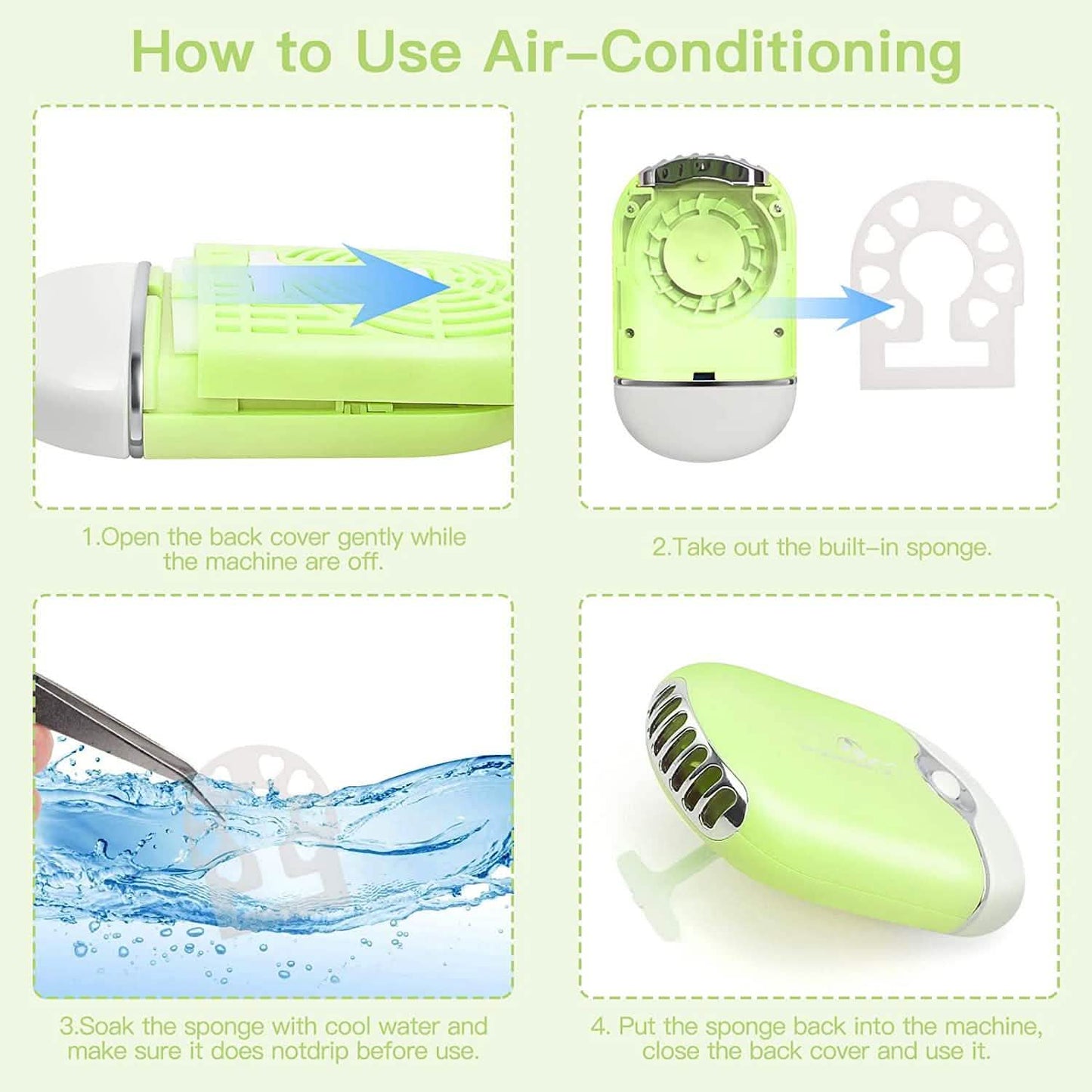 2-Piece: Rechargeable Handheld Mini Eyelash Fan DailySale