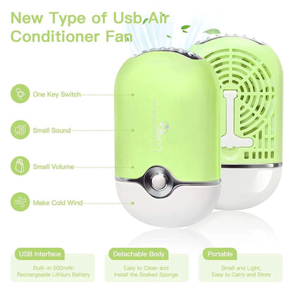 2-Piece: Rechargeable Handheld Mini Eyelash Fan DailySale