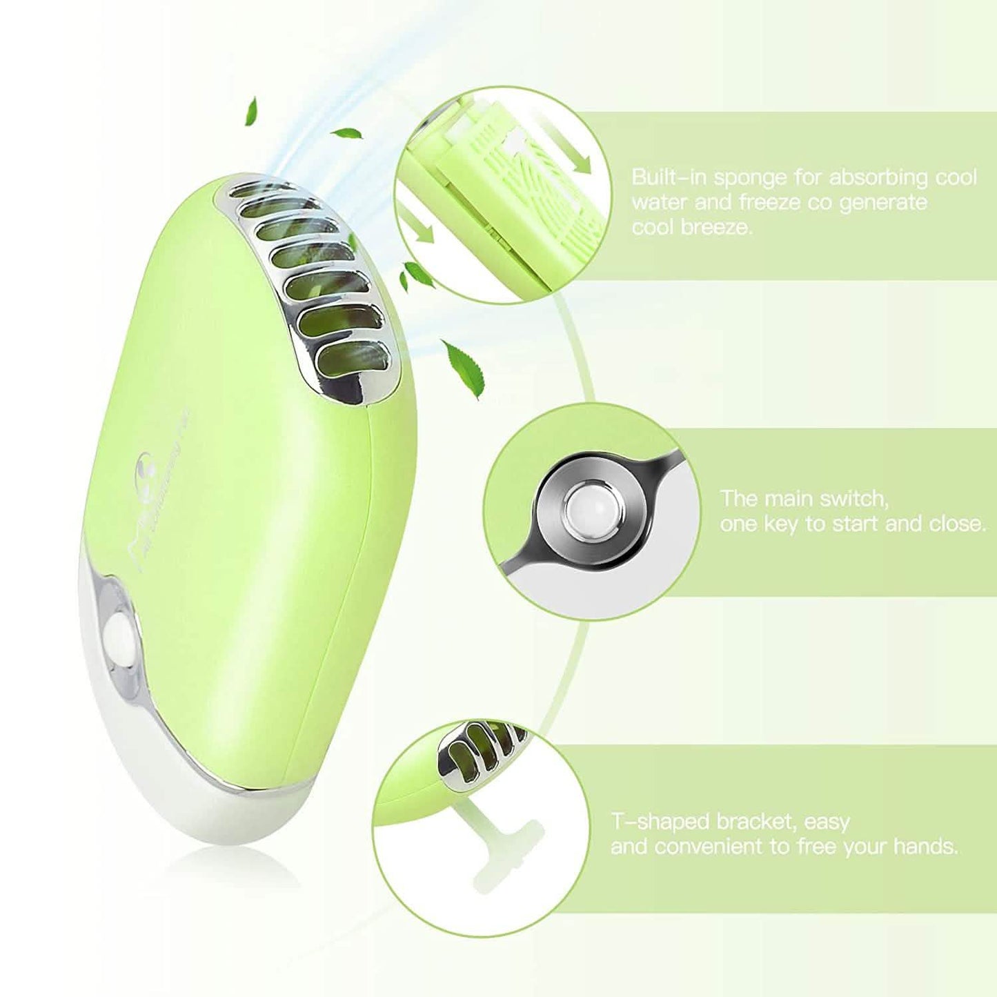 2-Piece: Rechargeable Handheld Mini Eyelash Fan DailySale