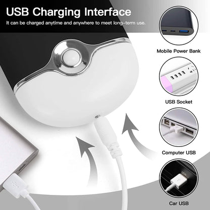 2-Piece: Rechargeable Handheld Mini Eyelash Fan DailySale