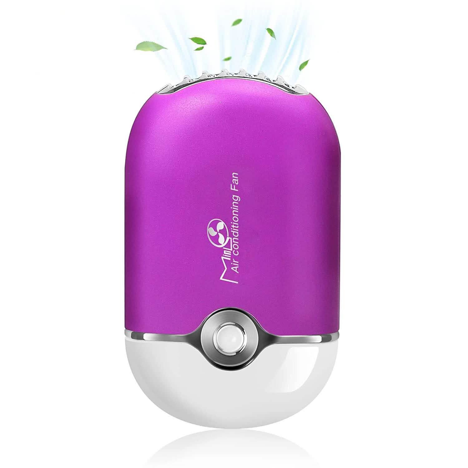 2-Piece: Rechargeable Handheld Mini Eyelash Fan DailySale
