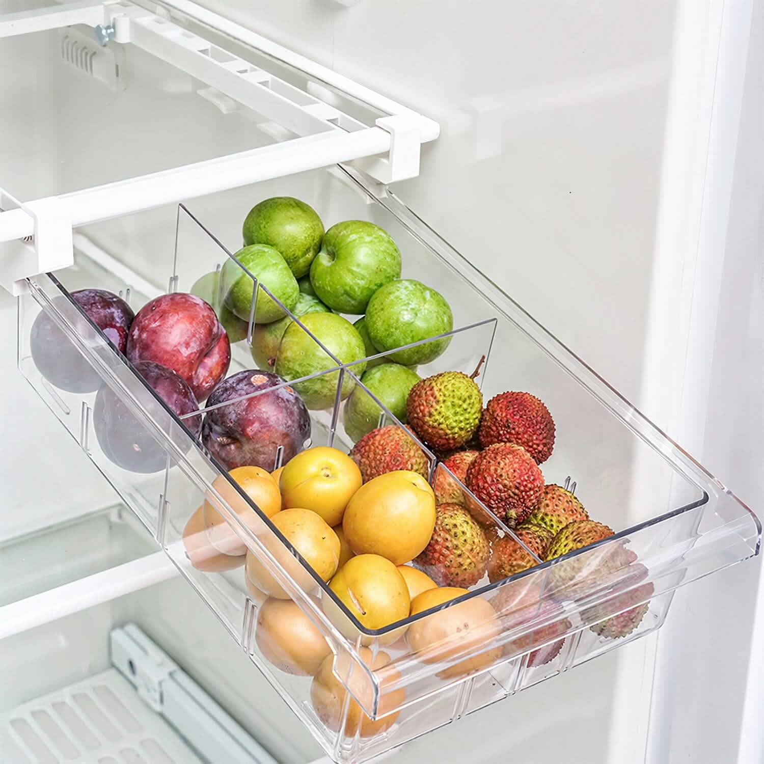 2-Piece: Refrigerator Egg Drawer 36 Egg Capacity Snap On Hanging Storage Tray DailySale
