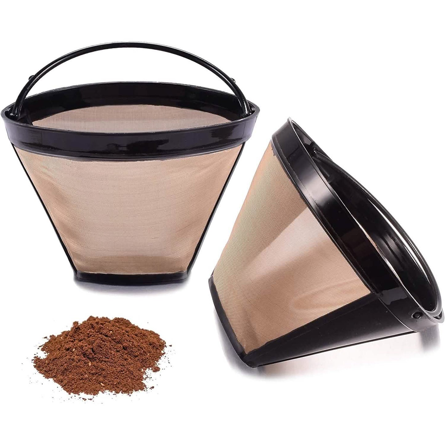 2-Piece: Reusable No.4 Cone Coffee Maker Filters DailySale
