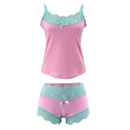 2-Piece Set: Cami + Shorts Set For Women Nightwear DailySale