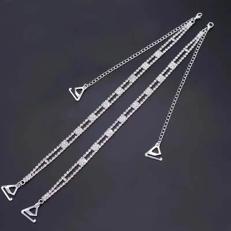 2-Piece Set: Elegant & Sexy Rhinestone Bra Straps DailySale