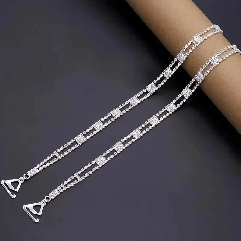 2-Piece Set: Elegant & Sexy Rhinestone Bra Straps DailySale