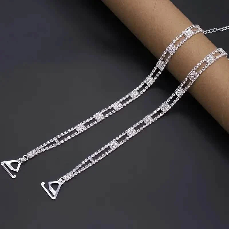 2-Piece Set: Elegant & Sexy Rhinestone Bra Straps DailySale