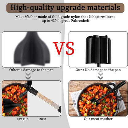 2-Piece Set: Heat-Resistant Nylon Meat Chopper Set DailySale