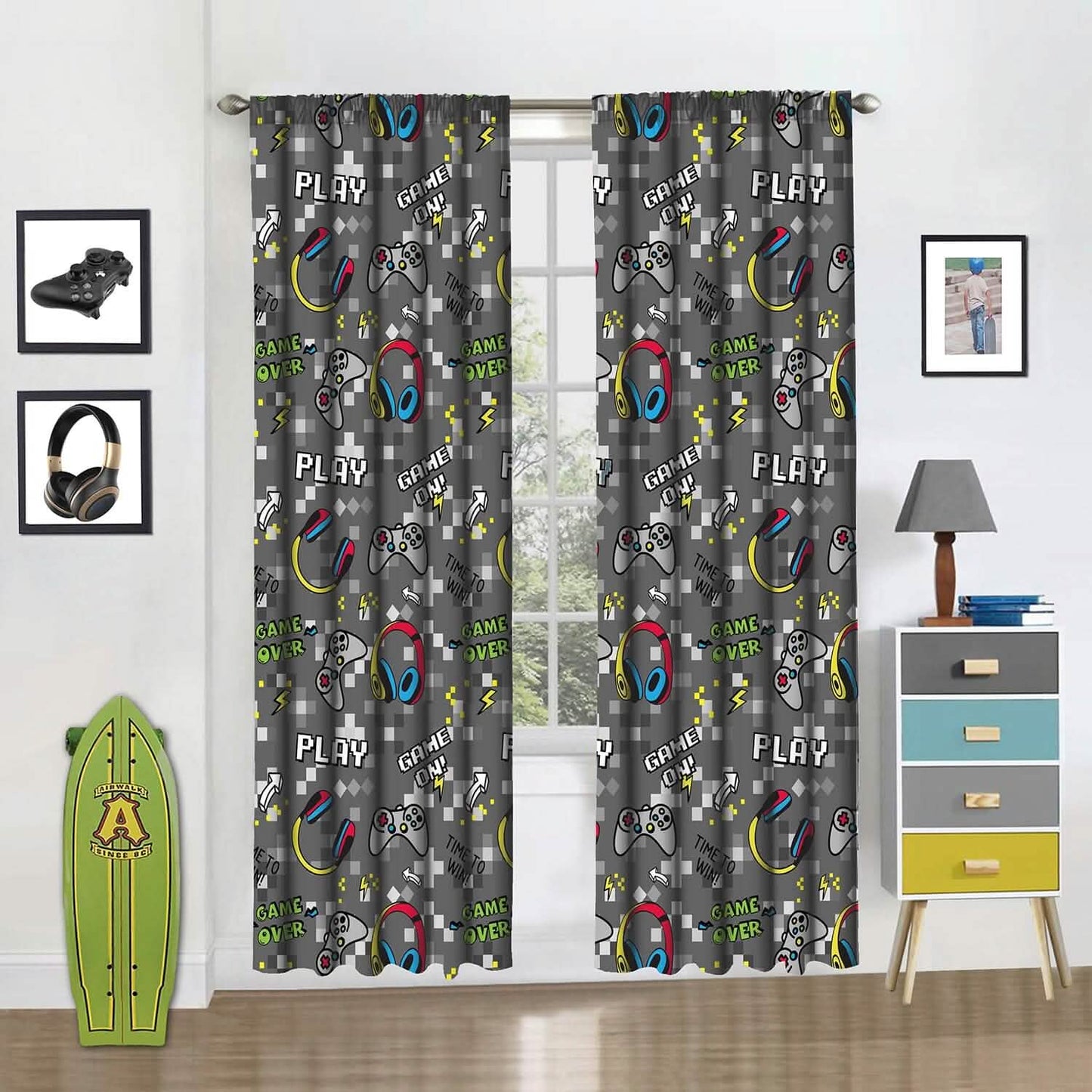 2-Piece Set: Kidz Mix Game on Glow-in-the-Dark Window Panel Pair DailySale
