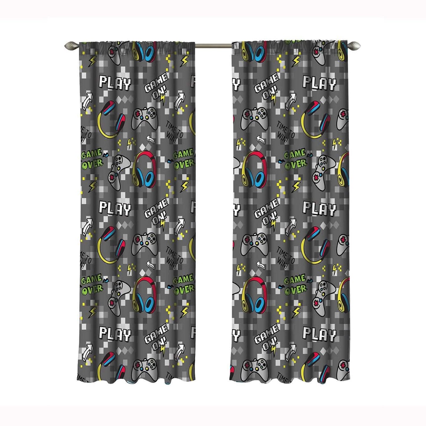 2-Piece Set: Kidz Mix Game on Glow-in-the-Dark Window Panel Pair DailySale