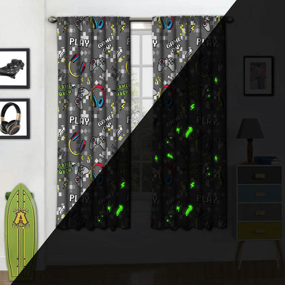 2-Piece Set: Kidz Mix Game on Glow-in-the-Dark Window Panel Pair DailySale