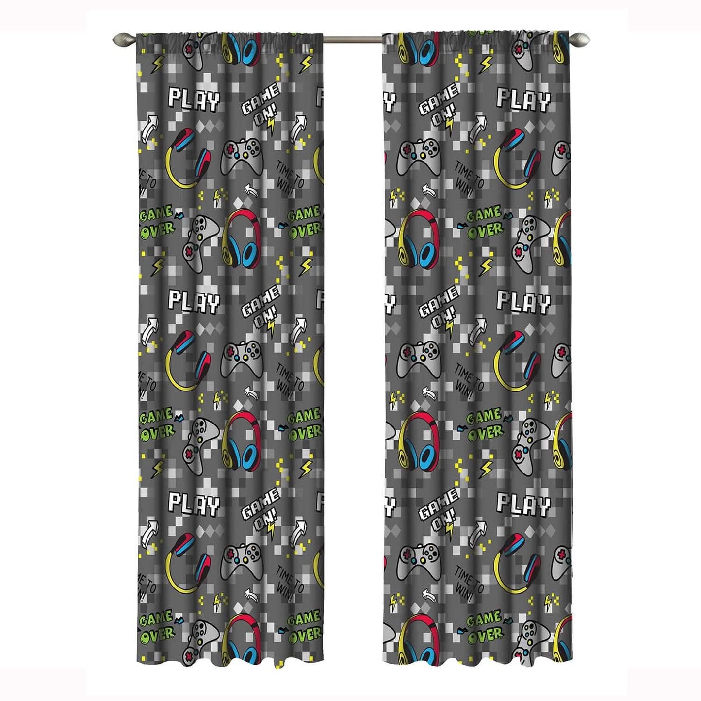 2-Piece Set: Kidz Mix Game on Glow-in-the-Dark Window Panel Pair DailySale
