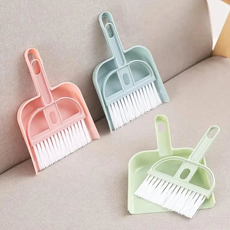 2-Piece Set: Mini Cleaning Dustpan And Brush Set DailySale