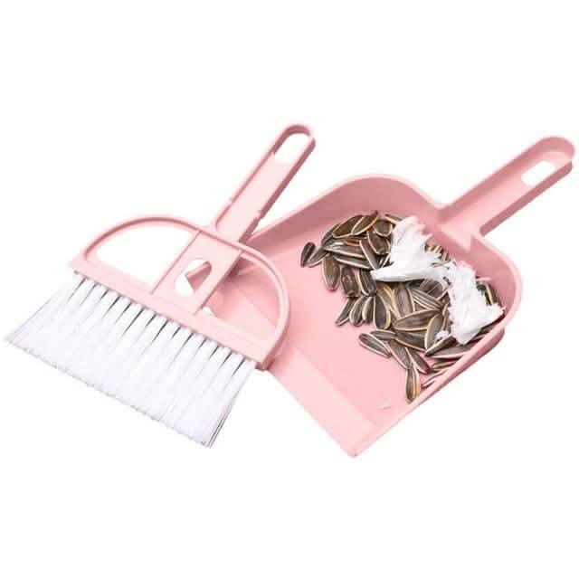2-Piece Set: Mini Cleaning Dustpan And Brush Set DailySale