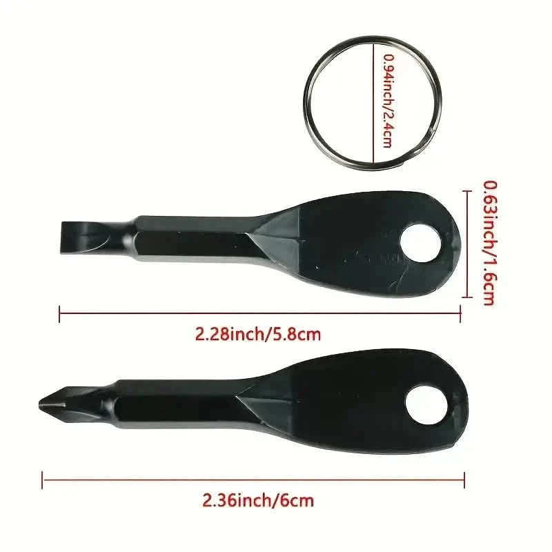 2-Piece Set: Portable Mini Screwdriver Key Ring DailySale