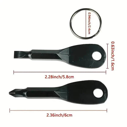 2-Piece Set: Portable Mini Screwdriver Key Ring DailySale