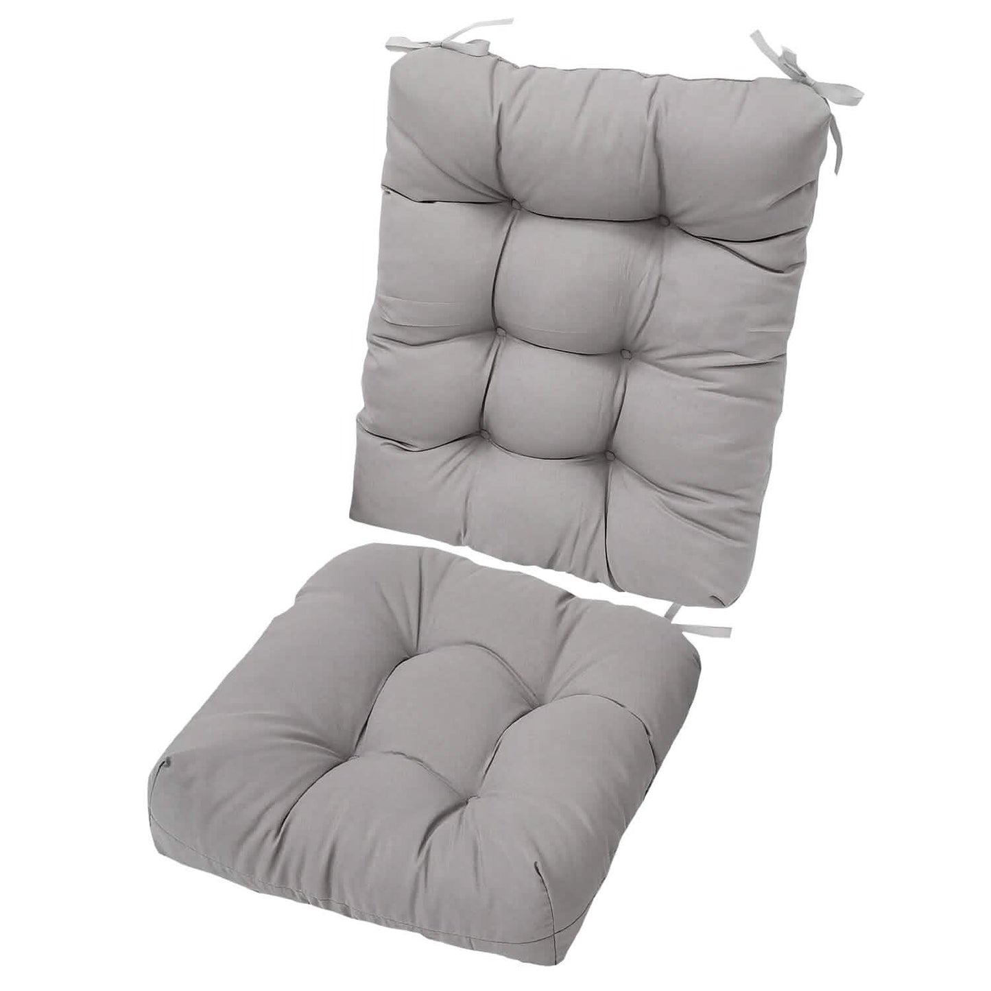 2-Piece Set: Rocking Chair Cushion with Non-Slip Ties Polyester Fiber Filling DailySale
