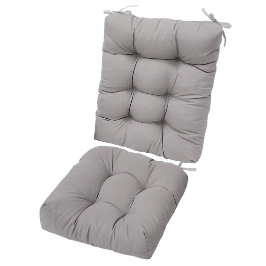 2-Piece Set: Rocking Chair Cushion with Non-Slip Ties Polyester Fiber Filling DailySale