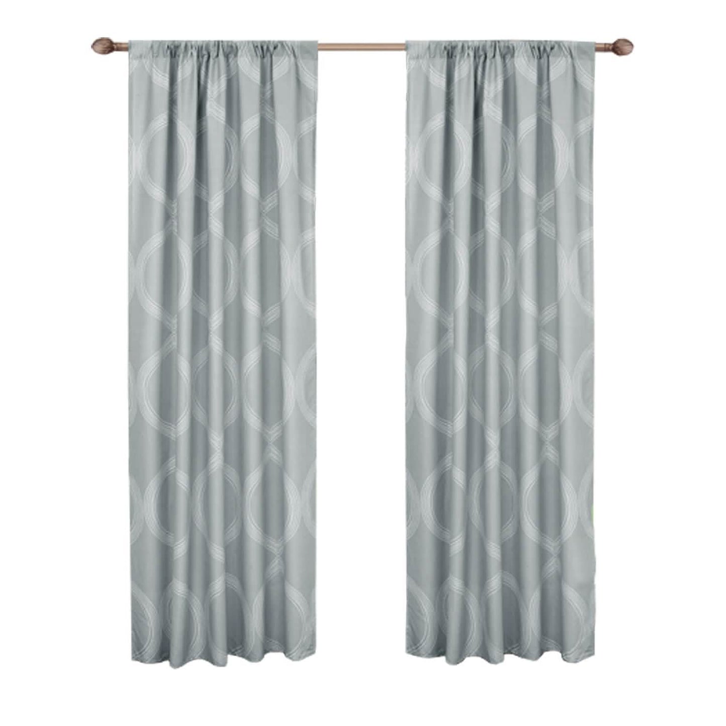 2-Piece Set: Sloane Street Ogee Window Panel Pair DailySale