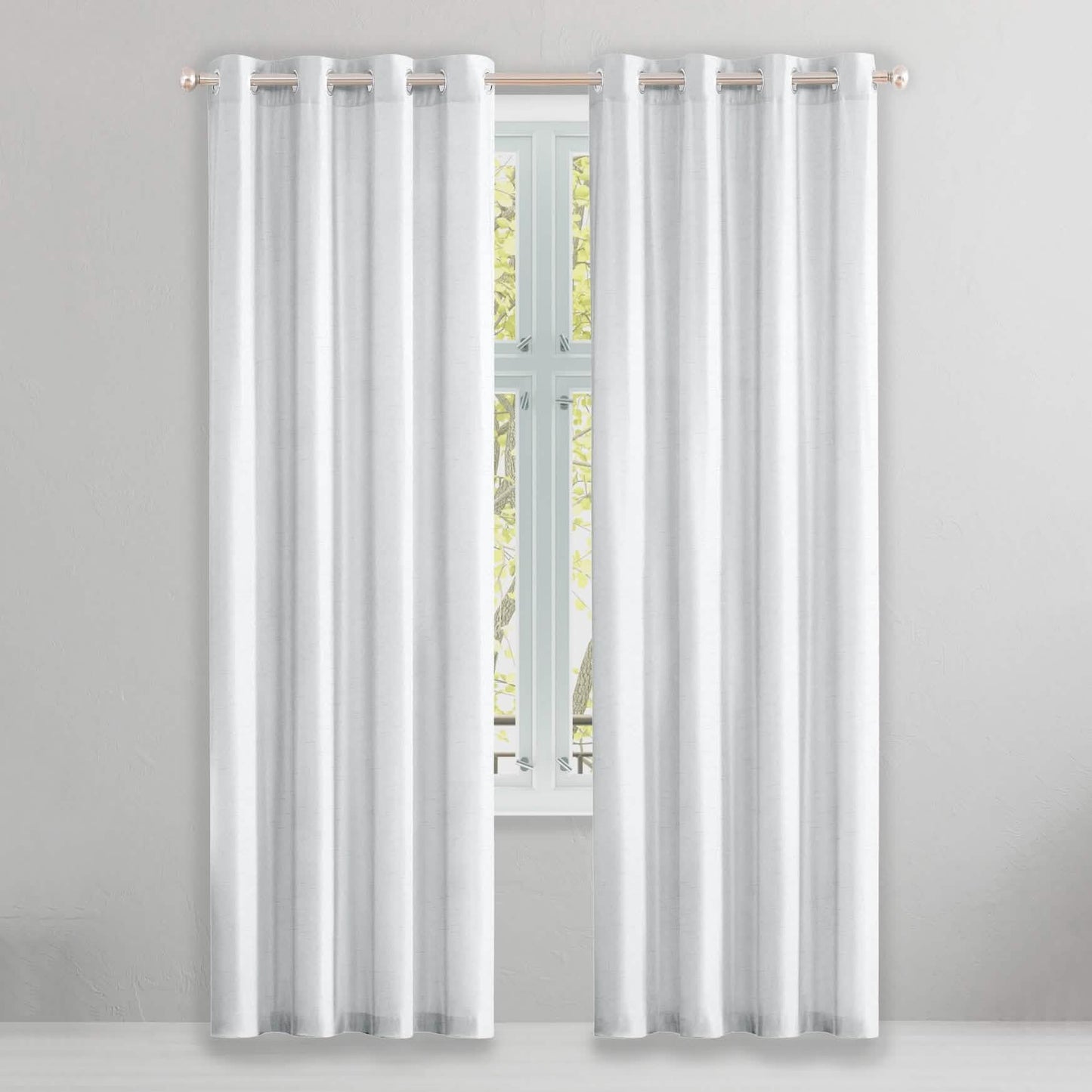 2-Piece Set: Solid Blackout Thermal Window Curtain Pair Panel DailySale