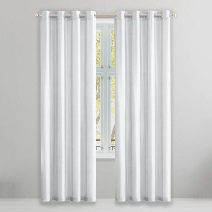2-Piece Set: Solid Blackout Thermal Window Curtain Pair Panel DailySale