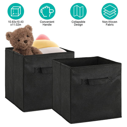 2-Piece Set: Storage Bin Non-Woven Fabric Cube Organizer DailySale