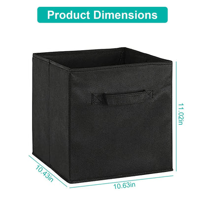 2-Piece Set: Storage Bin Non-Woven Fabric Cube Organizer DailySale