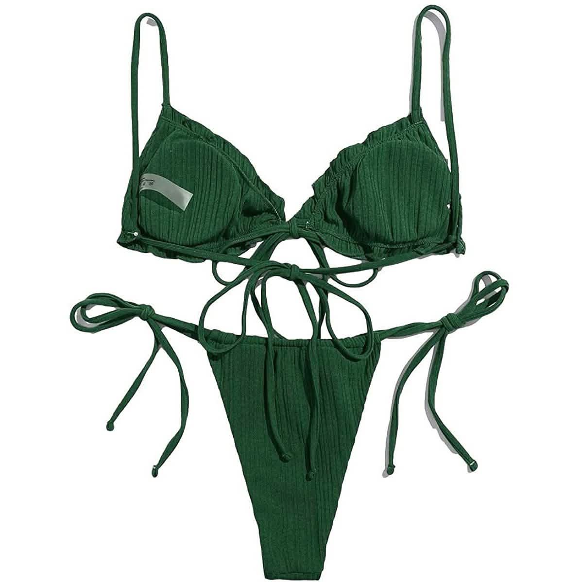 2-Piece Set: Thong Brazilian Bikini Swimsuit DailySale
