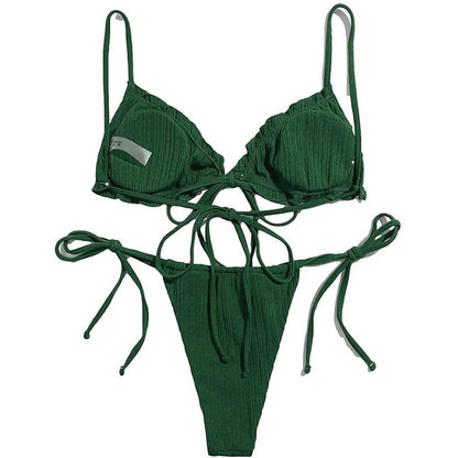 2-Piece Set: Thong Brazilian Bikini Swimsuit DailySale