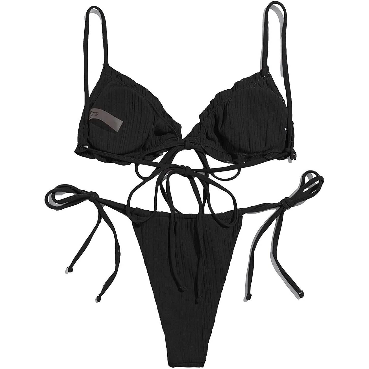 2-Piece Set: Thong Brazilian Bikini Swimsuit DailySale