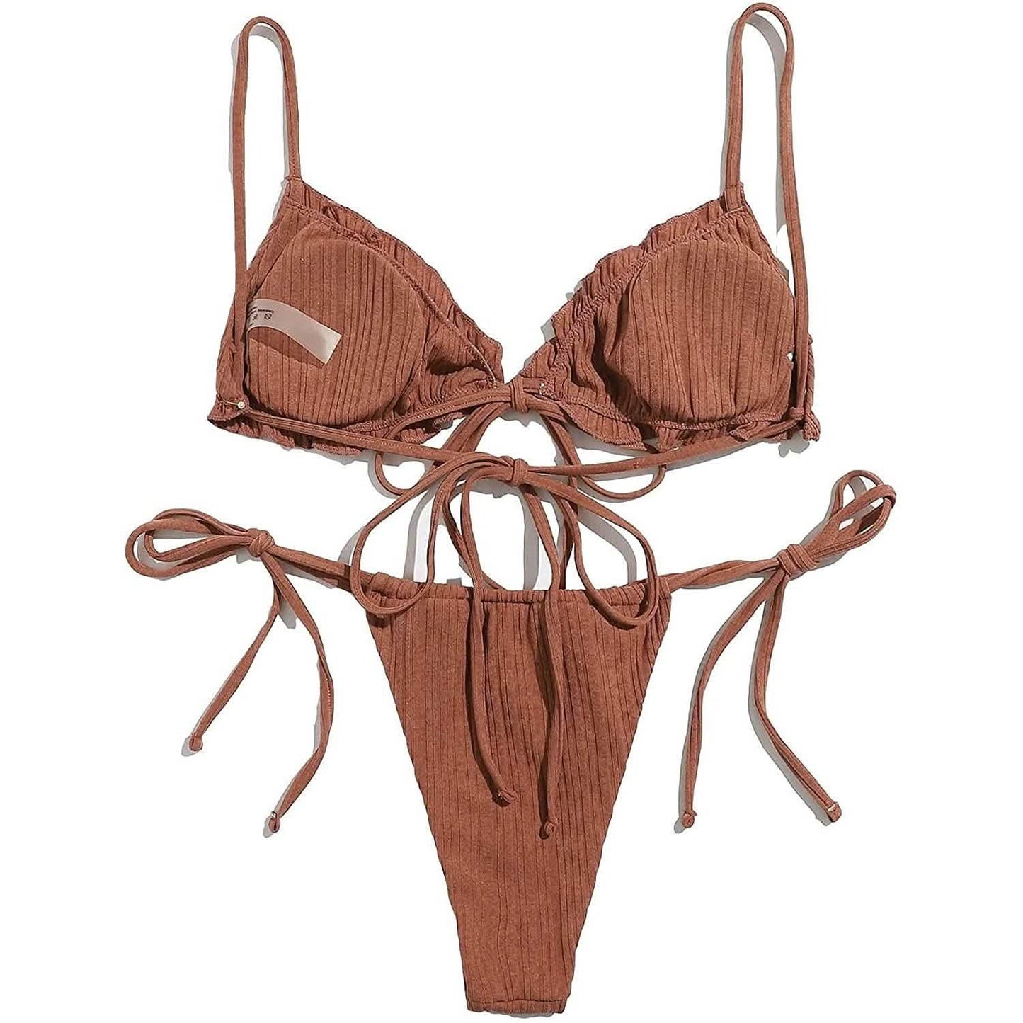 2-Piece Set: Thong Brazilian Bikini Swimsuit DailySale