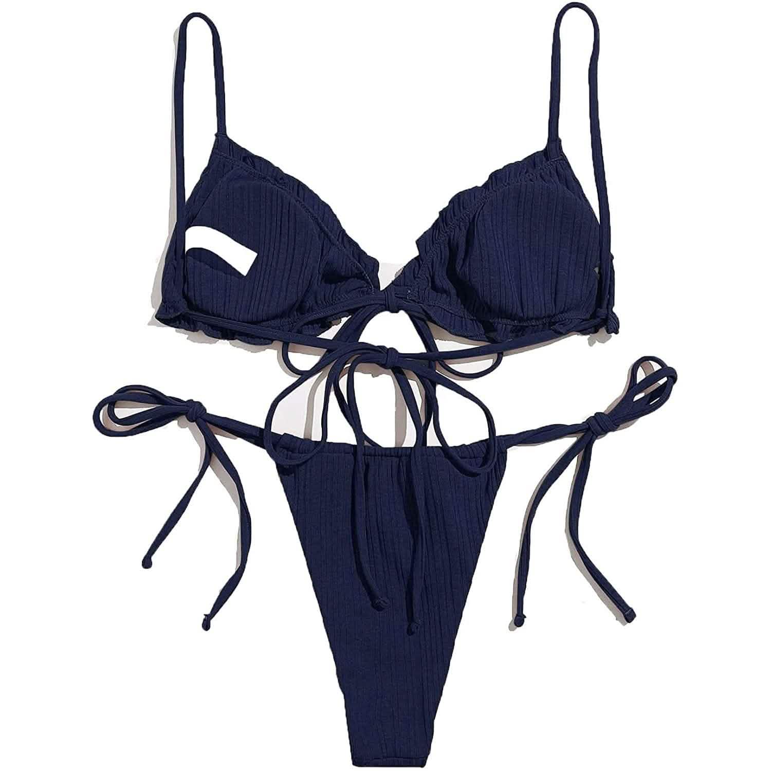 2-Piece Set: Thong Brazilian Bikini Swimsuit DailySale
