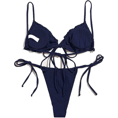 2-Piece Set: Thong Brazilian Bikini Swimsuit DailySale