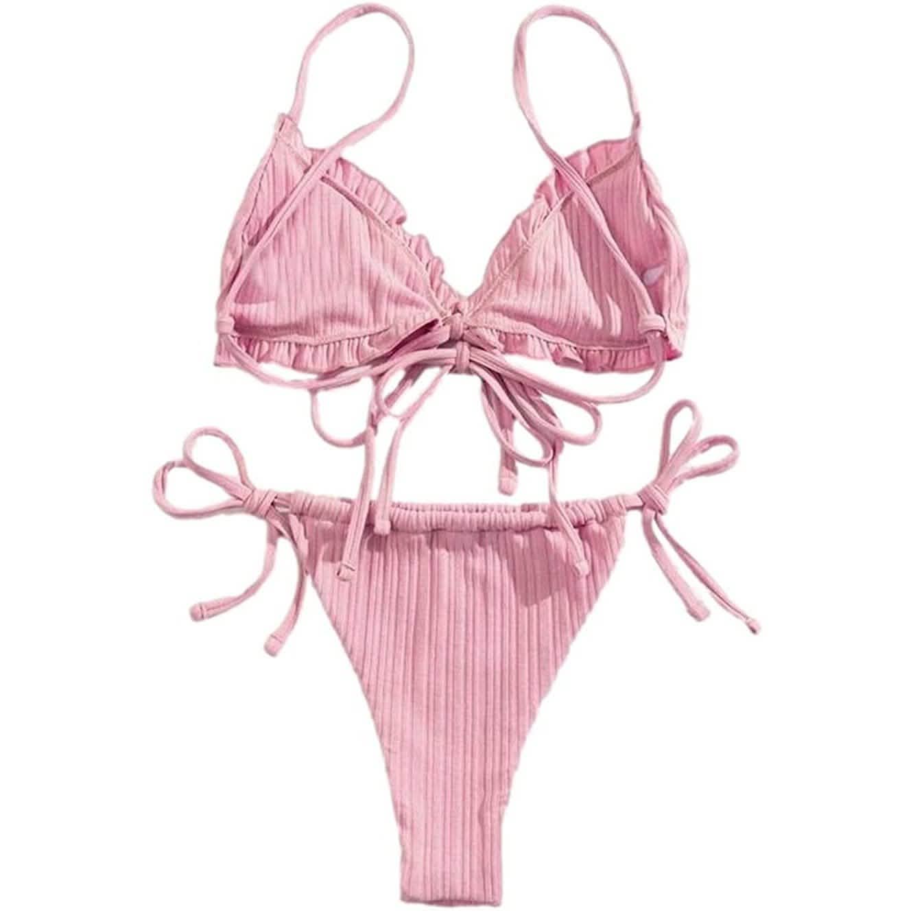 2-Piece Set: Thong Brazilian Bikini Swimsuit DailySale