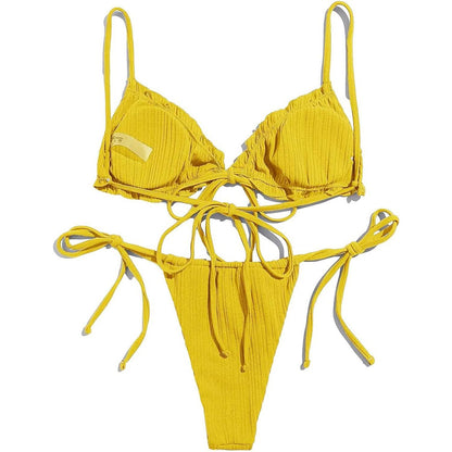 2-Piece Set: Thong Brazilian Bikini Swimsuit DailySale