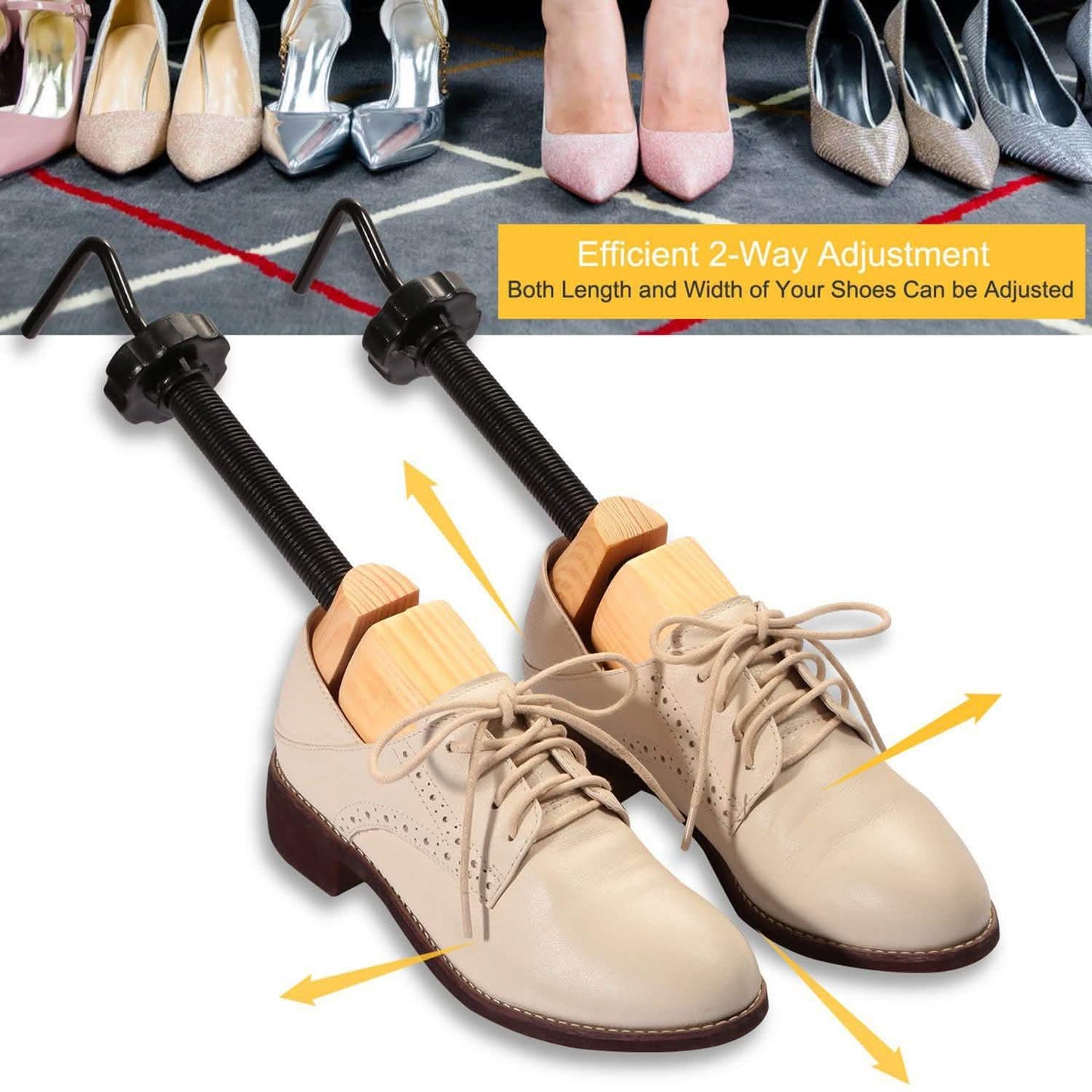 2-Piece: Shoe Stretcher 2-Way Shoe DailySale