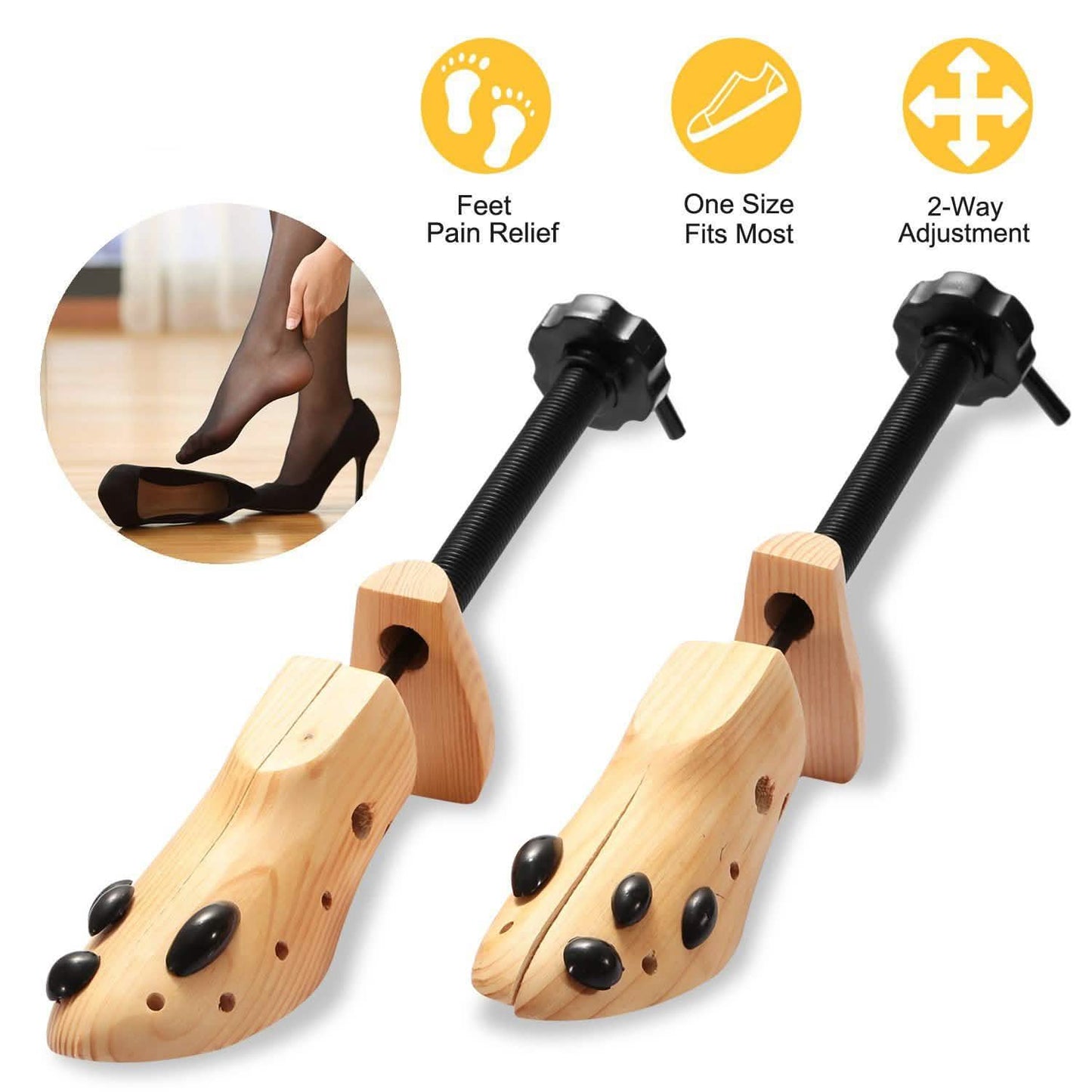 2-Piece: Shoe Stretcher 2-Way Shoe DailySale