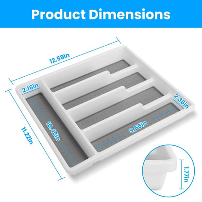 2-Piece: Silverware Utensil Organizer DailySale