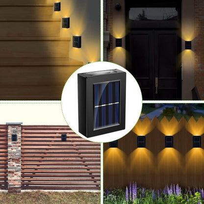 2-Piece: Solar Deck Outdoor Lights DailySale